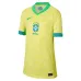 Conjunto de camiseta de casa de Brasil 2024/25 - Versión para niños hinchas (Amarillo)