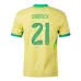 ENDRICK Brazil 2024/25 Home Kids Fan Edition Kit - Yellow