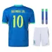 NEYMAR Brazil 2024/25 Away Kids Fan Edition Kit - Blue