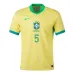 Casemiro, 2024/25 Brazil Home Jersey, Fan Edition, Yellow