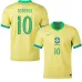 Rodrygo, Brazil 2024/25 Home Jersey, Fan Version, Yellow