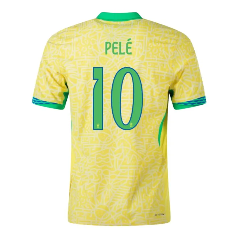 Pelé, Maglia di casa del Brasile 2024/25, edizione per tifosi, Giallo