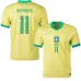 Raphinha, Maglia di casa del Brasile 2024/25, edizione per tifosi, Giallo