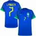 L. Paqueta, Maillot du joueur du Brésil pour la Coupe du monde 2022 (Maillot extérieur, Bleu)