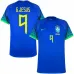 G. Jesus, Brasilien 2022 Weltmeisterschaft Auswärtsfans-Trikot (Blau)