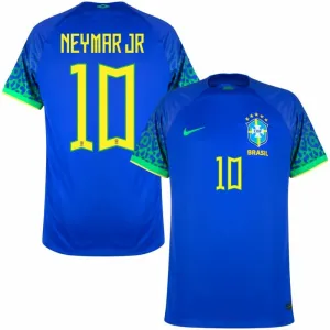Maillot extérieur Neymar Jr Brésil Coupe du Monde 2022 - Bleu