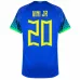 Vini Jr, Brasilien 2022 Weltmeisterschaft Auswärtsfans-Trikot (Blau)