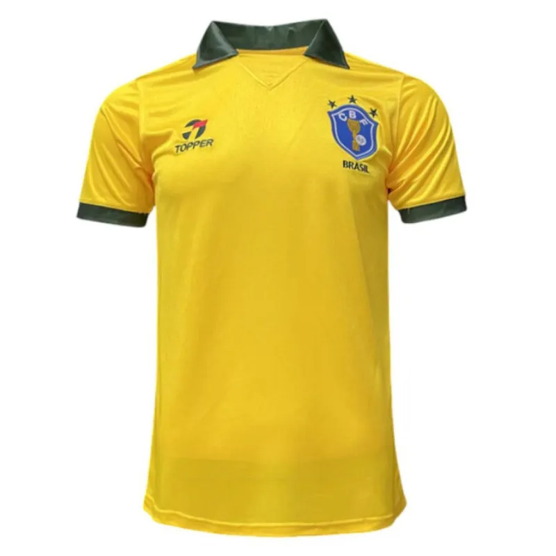 Brésil 1988 Maillot de domicile (Jaune)