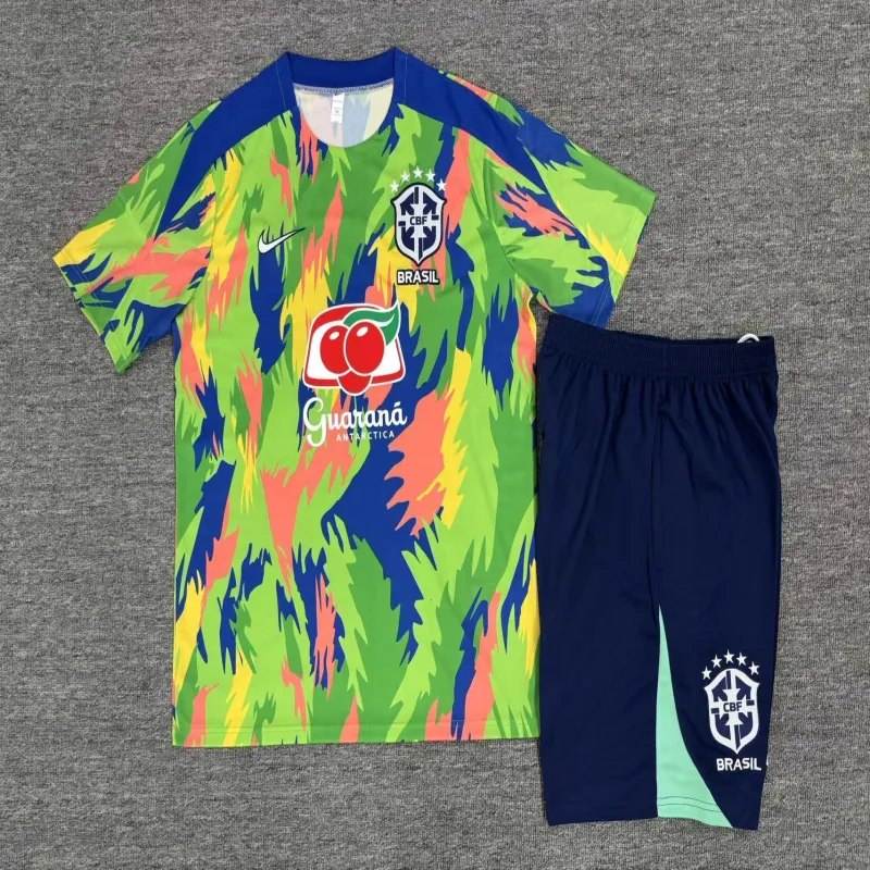 Brazil 2026/27 Set Allenamento Bambino verde