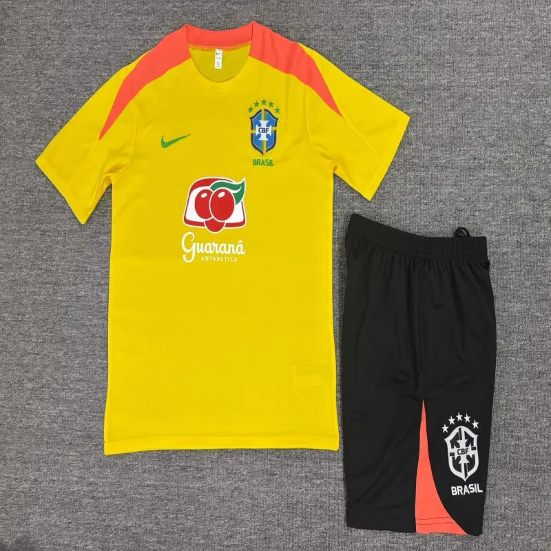 Brazil 2025/26 Kids Training Set yellow
