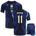 Brazil RAPHINHA 2026/27 Kids Away Set Blue