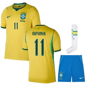 Brésil RAPHINHA 2026/27 Maillot Domicile Enfant Jaune