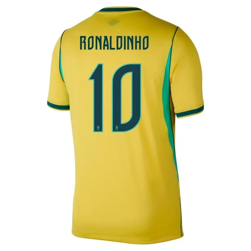 Brazil RONALDINHO 2026/27 Home Jersey Yellow