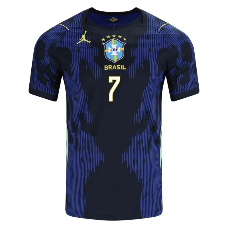 Brazil VINI JR 2026/27 Kids Away Set Blue