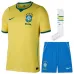 Brasilien 2026/27 Kinder Heimtrikot Set gelb