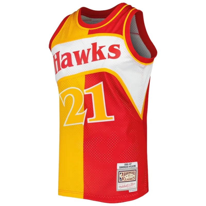 Dominique Wilkins Atlanta Hawks Mitchell & Ness 1986/87 Hardwood Classics Jersey