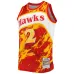 Stacey Augmon Atlanta Hawks Mitchell & Ness 1991/92 Marble Swingman Jersey