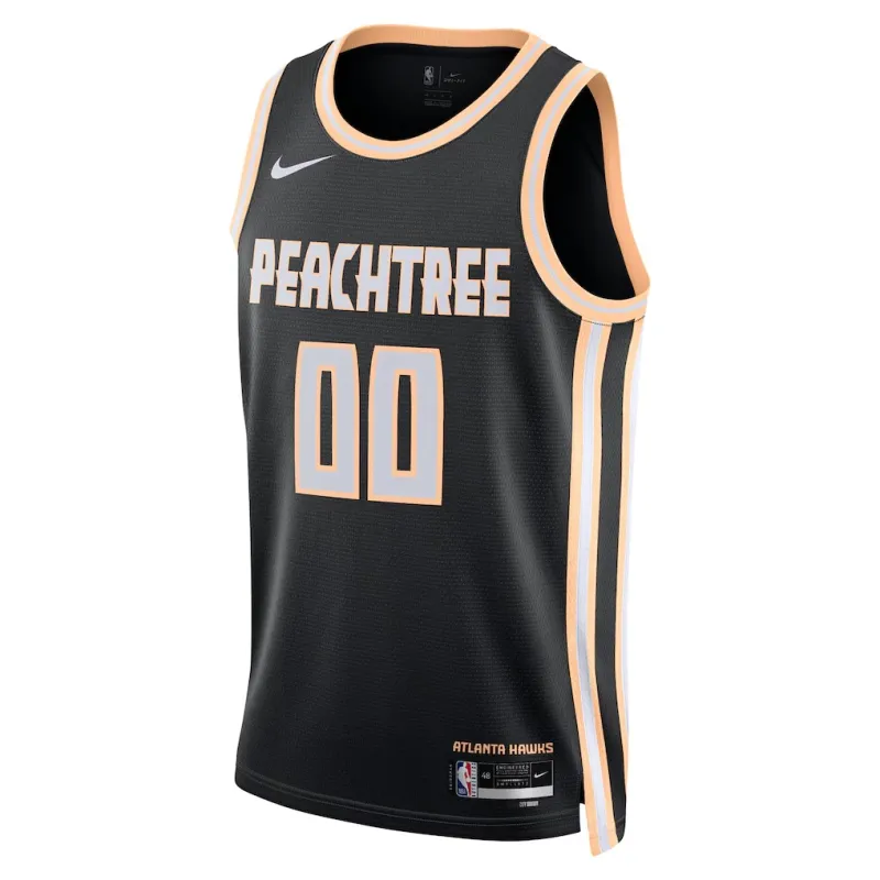 Atlanta Hawks 2025/26 Swingman Unisex Jersey - City Edition - Black