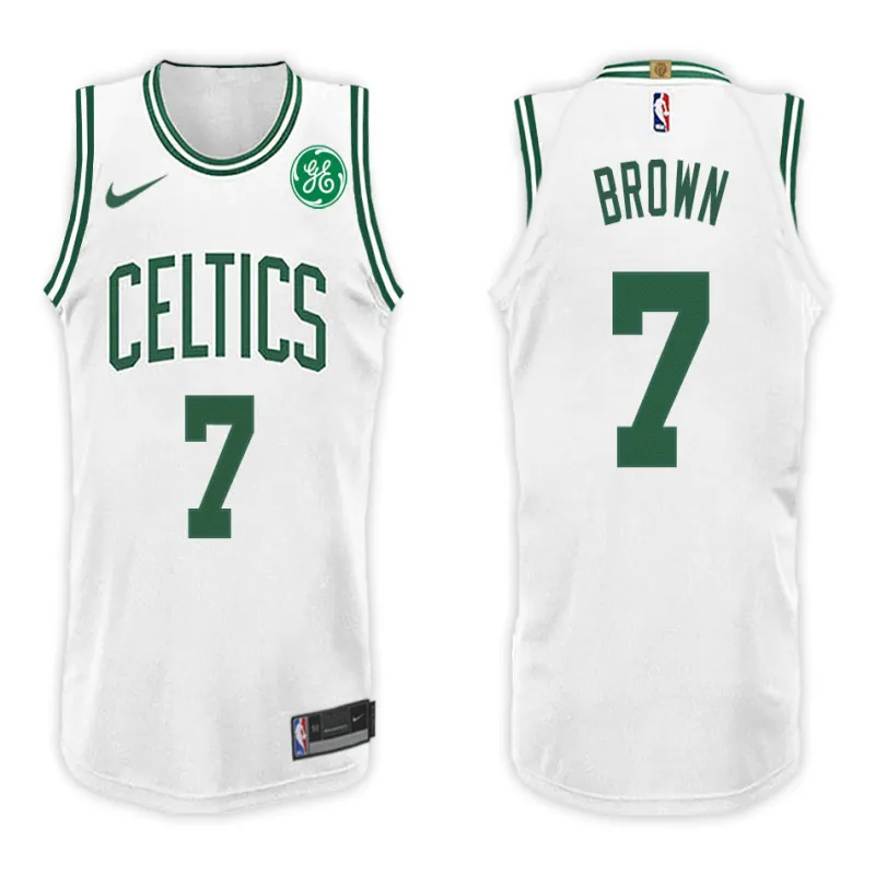Jaylen Brown Boston Celtics Association Edition Jersey - White