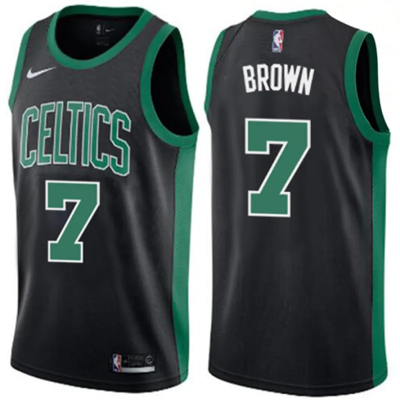 Jaylen Brown Boston Celtics Black Statement Edition Jersey