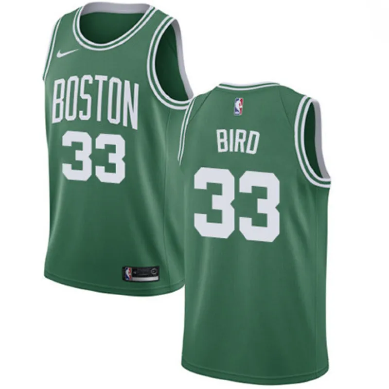Larry Bird Boston Celtics Icon Edition Green Jersey