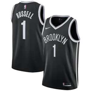 D'Angelo Russell, de los Brooklyn Nets 2018/2019 - Edición de ícono, Negro