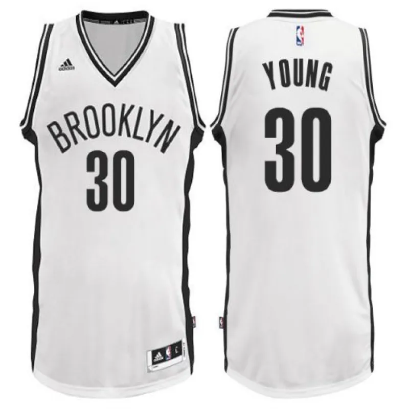 Thaddeus Young, de los Brooklyn Nets - Blanco