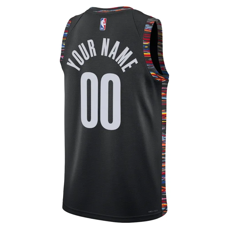 Brooklyn Nets 2025/26 City Edition Unisex Jersey - BlackNBA