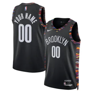 Brooklyn Nets 2025/26 Camiseta Unisex Edición Ciudad - Negro