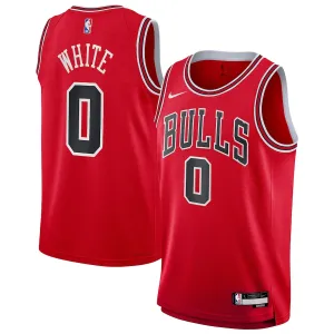 Coby White Camiseta para jóvenes aficionados de los Chicago Bulls - Edición Ícono - Rojo