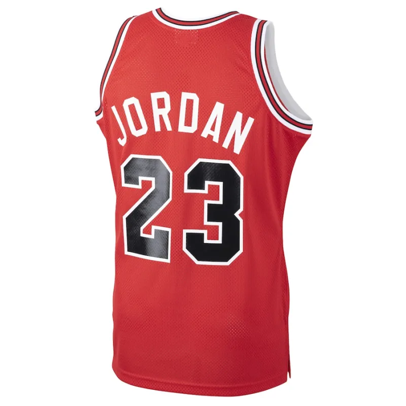 Michael Jordan Chicago Bulls Mitchell & Ness 1984/85 Classic Rookie Jersey - Red