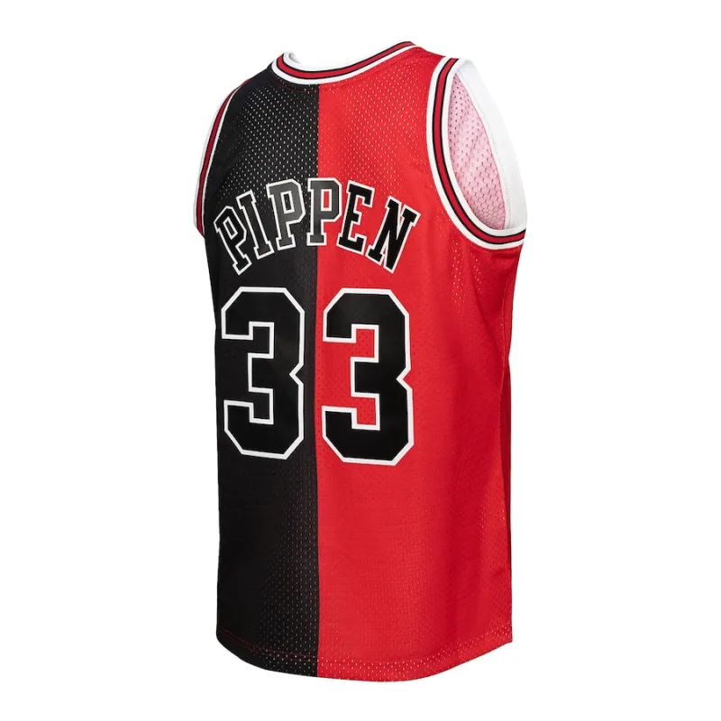 Scottie Pippen Chicago Bulls Mitchell & Ness Big & Tall Hardwood Classics 1997/98 Split Swingman Jersey