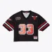 Scottie Pippen Camiseta de fútbol de moda acortada para mujeres de los Chicago Bulls Mitchell & Ness x DANNIJO - Negro