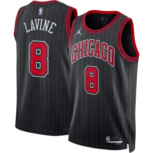 Zach LaVine Camiseta Swingman Unisex de la marca Jordan de los Chicago Bulls - Edición Declaración - Negro