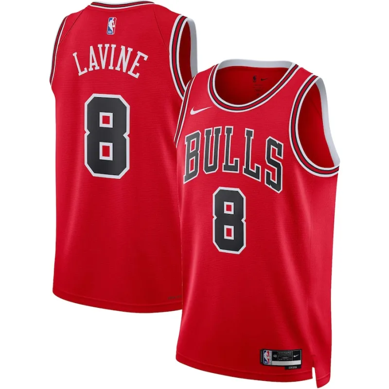 Zach LaVine Chicago Bulls Unisex Swingman Jersey - Icon Edition - Red