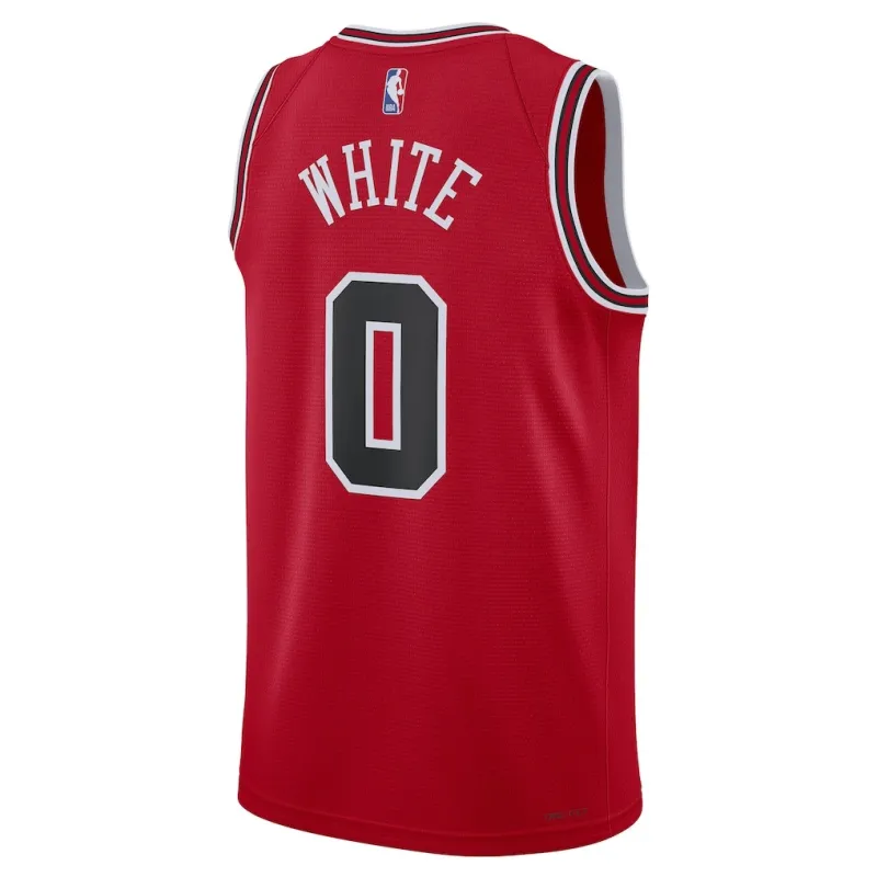 Chicago Bulls Coby White Swingman Jersey - Icon Edition - Red