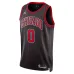 Chicago Bulls Coby White Swingman Jersey - Statement Edition - Black