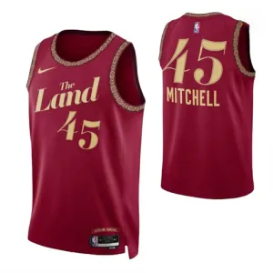 Donovan Mitchell's Jersey, Cleveland Cavaliers 2023/24 - City Edition - Rot