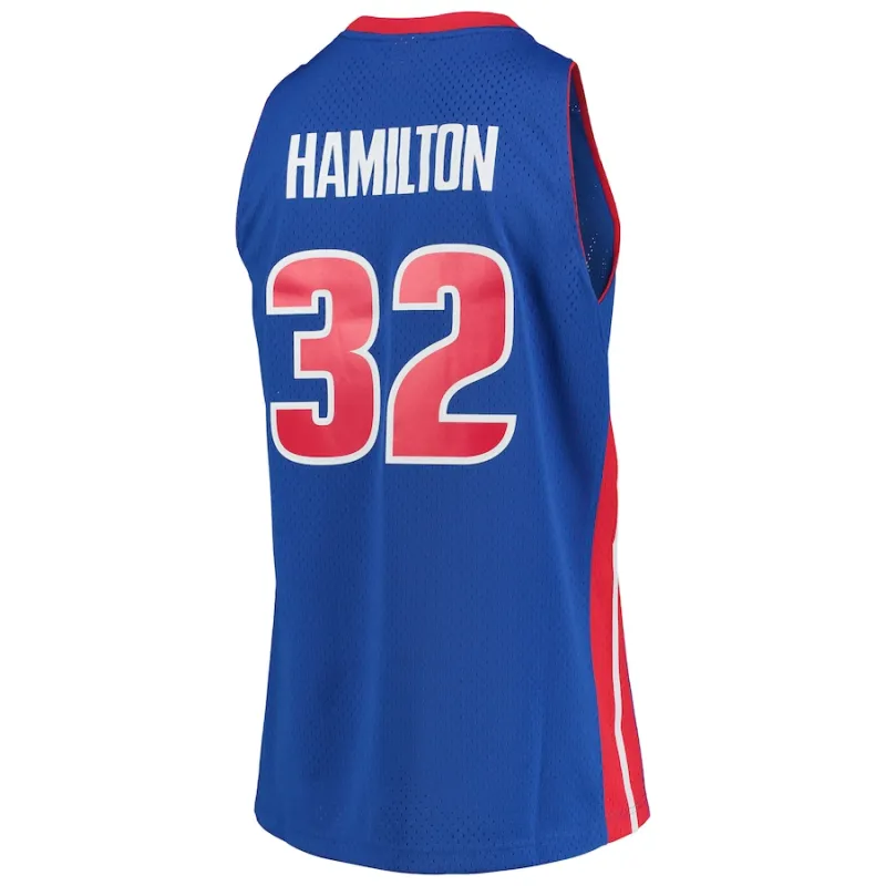 Richard Hamilton Detroit Pistons Mitchell & Ness 2003/04 Hardwood Classics Jersey