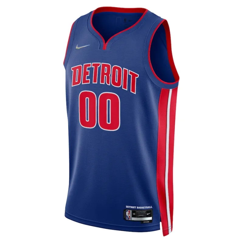 Detroit Pistons 2021/22 Diamond Swingman Custom Jersey - Icon Edition - Blue