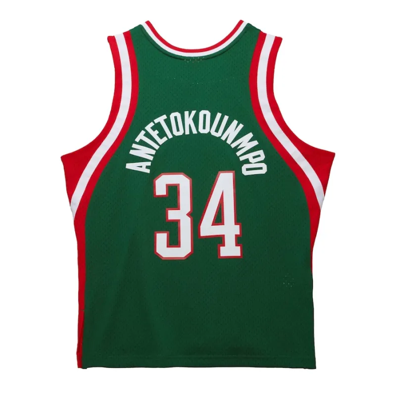 Maillot Giannis Antetokounmpo Bucks 13-14 - Mitchell & Ness HWC