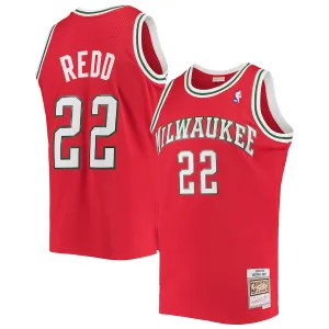 Michael Redd Bucks Mitchell & Ness 2008-09 HWC Retro Jersey