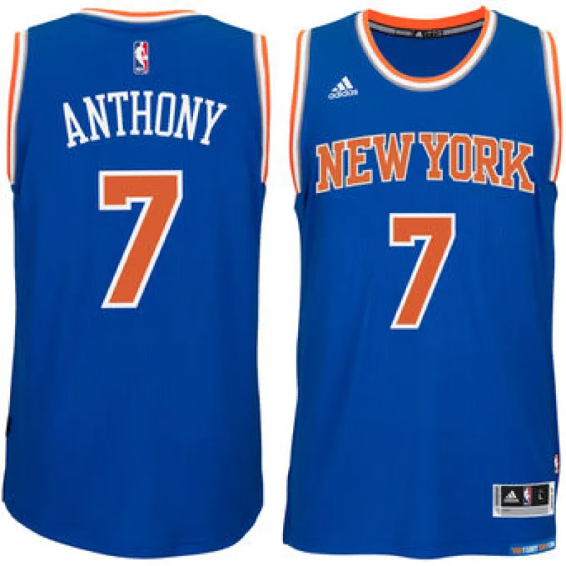 Carmelo Anthony, New York Knicks, City Edition, Blue