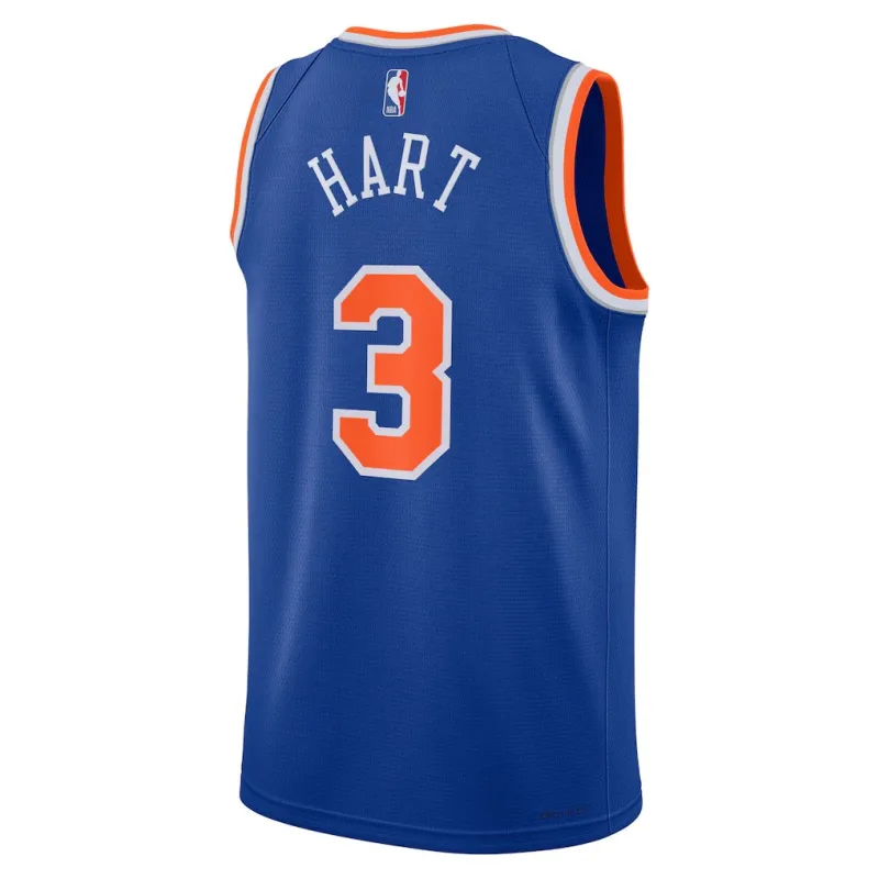 New York Knicks Josh Hart Swingman Jersey - Icon Edition - Blue