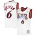 Allen Iverson Philadelphia 76ers Mitchell & Ness 2001/02 Classic Edition Swingman Jersey - White