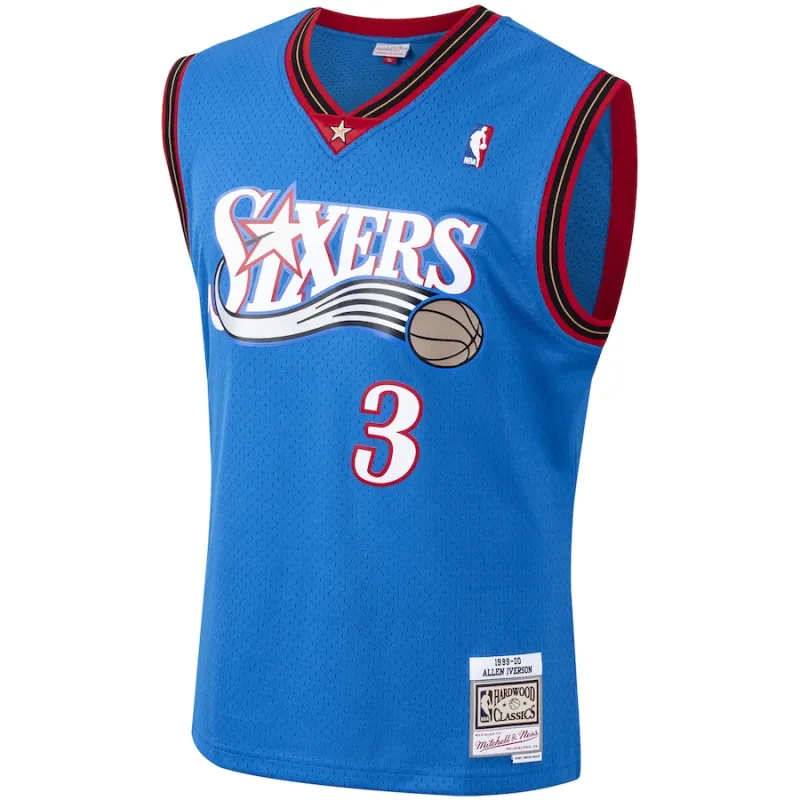 Maillot Swingman classique Mitchell & Ness Philadelphia 76ers Allen Iverson 1999/2000