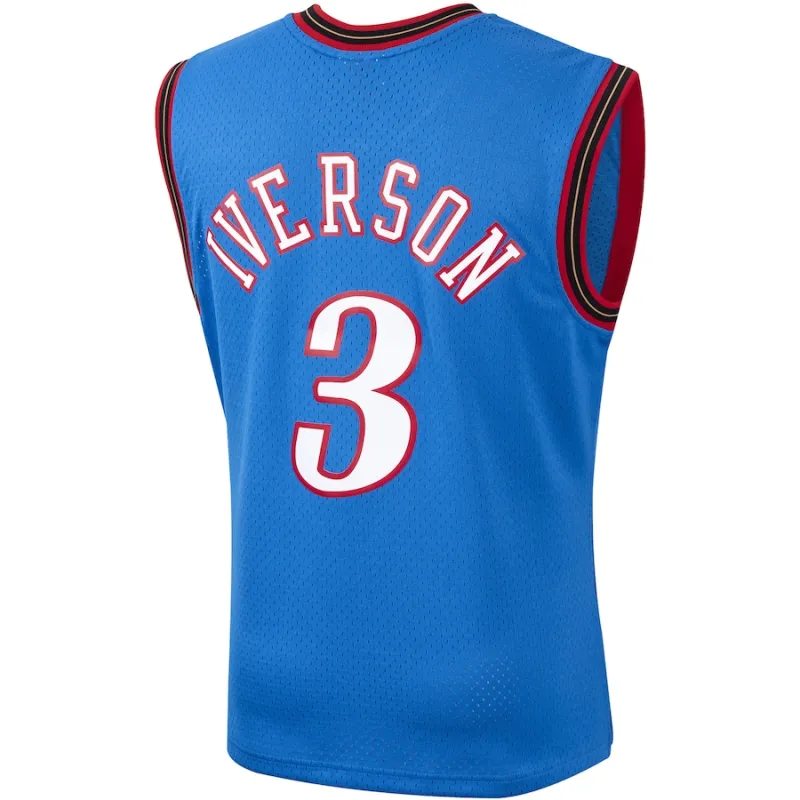 Maillot Swingman classique Mitchell & Ness Philadelphia 76ers Allen Iverson 1999/2000