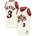 Allen Iverson Philadelphia 76ers Mitchell & Ness Swingman Jersey - Cream Color