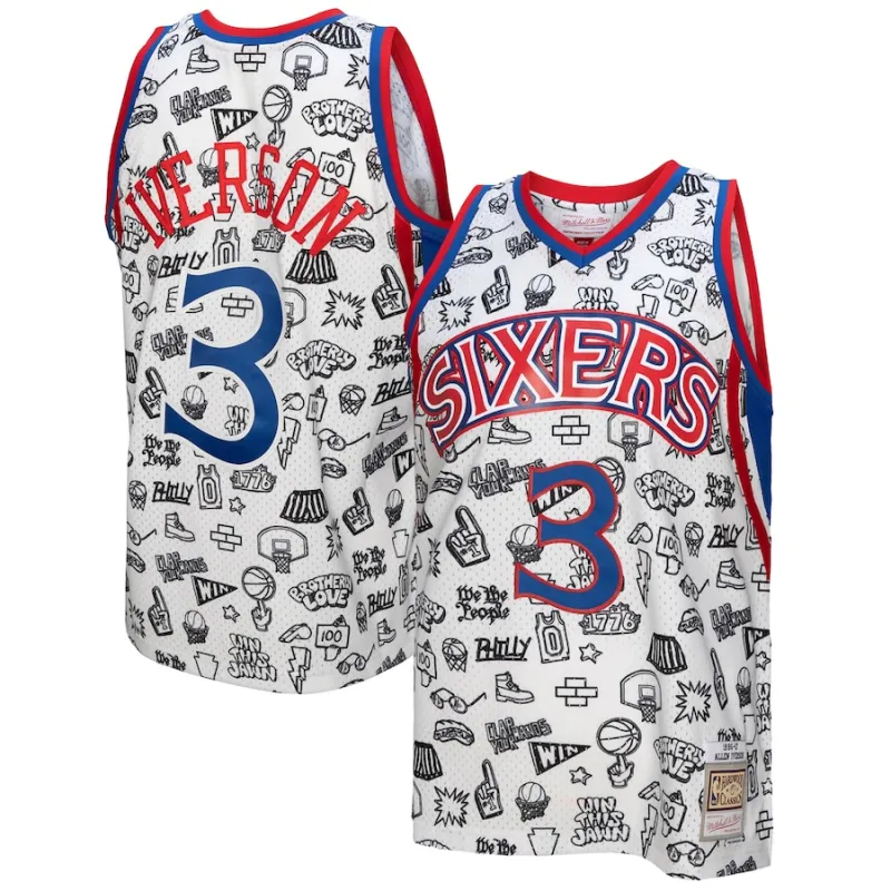 Camiseta Allen Iverson 76ers 1996-97 - Mitchell & Ness HWC