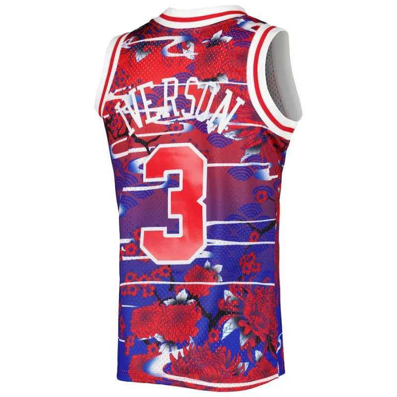 Allen Iverson 76ers Mitchell & Ness 1996-97 Lunar New Year HWC Jersey